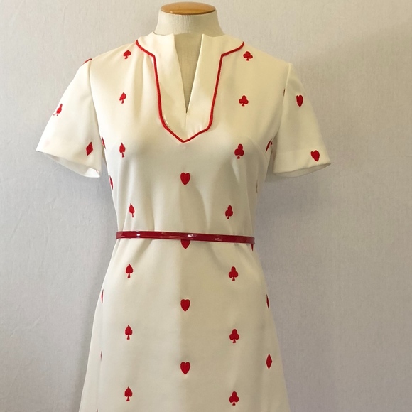 Vintage Dresses & Skirts - Vintage 1960s Deck of Cards Dress - 10